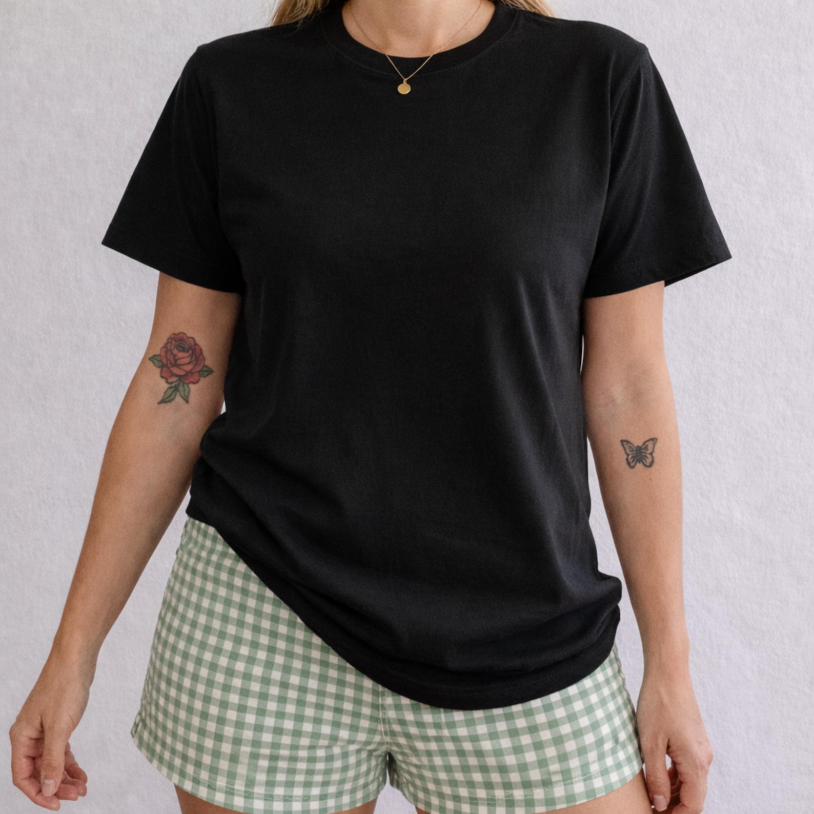 Black Oversized T-Shirt Mockup Bundle • Streetwear Tee PNG S