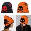 Jacquard Skull Pattern Handmade Elastic Hat Soft Winter Warmer Knitted Hat Cold Winter Presents for Students Teens