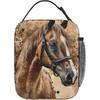 Horse Lunch Box Animal Lunch Box Insulated Cooler Reusable Lunch Bag Container Gifts for Work Office Picnic Travel School