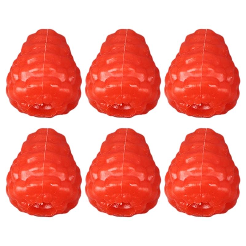 

Pack of 6 Artificial Raspberries Fake Simulations Fruit Lifelikes Raspberries Realistic Artificial Fake Fruit Decors червоний