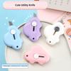 Cute Mini Car Shape Utility Knife Portable Paper Knife Retractable Knife for Unpacking Courier Box Opener