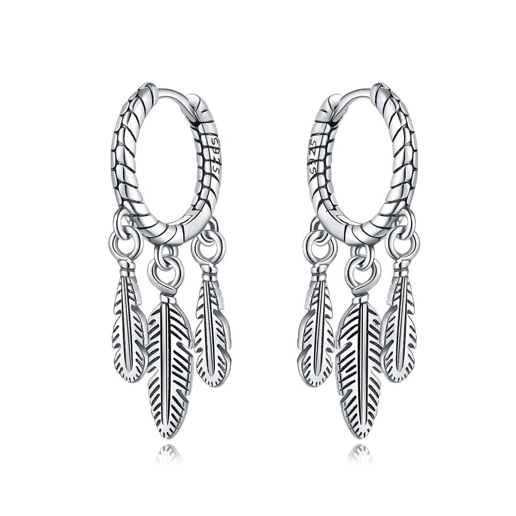 Orstarry 925 Silver Sparkling Wings Earrings Original Jewelry Drop Earrings Women Jewelry Party Trendy Anniversary Gift