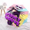 Nightmare Before Christmas Themed Automatic Opening and Closing Umbrella, Brightly Colored 8-rib Portable Umbrella, Suitable for Men and Women, A Perf