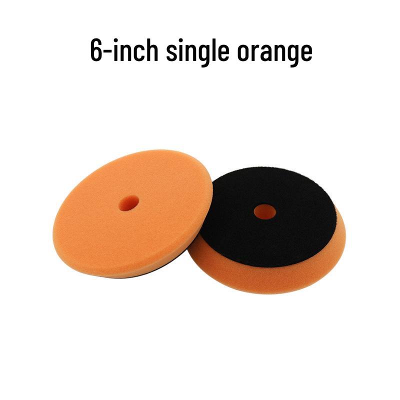 6-Inch Beveled Edge Polishing Sponge Pad Set for DA Eccentric Polishers