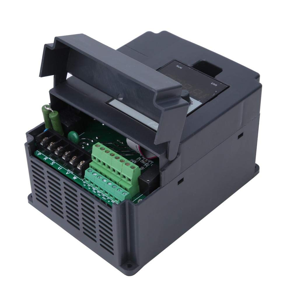 220VAC VFD Variable Frequency 220V Input To 220V Output Variable Frequency VFD Inverter Frequency VFD Speed Controller Drive, Single-Phase Three-Phase