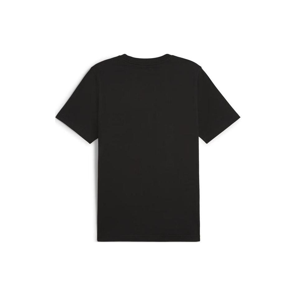 Puma Solid Color Casual Short Sleeve T-Shirt Men Tops Black 629404-01