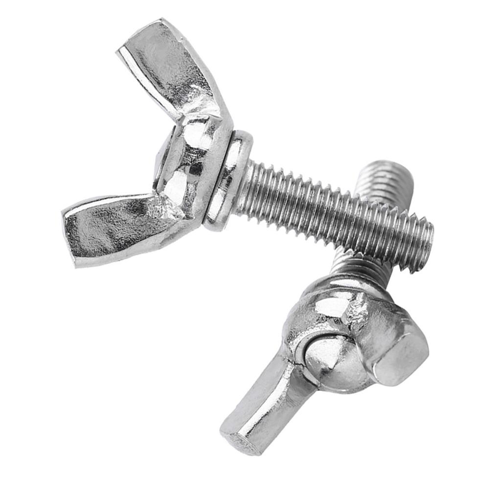 5pcs Bag 304 Stainless Steel Wing Butterfly Screws Bolts Machine Repair Accessory(M5 * 20mm)