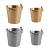 Mini Metal Buckets Small Dessert Pails Dessert Buckets Candy Containers Metal Food Container for Desserts Ice and Snacks