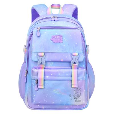 Lightweight Schoolbags for Primary School Students, Girls' Backpacks, Gradient Children's Backpacks