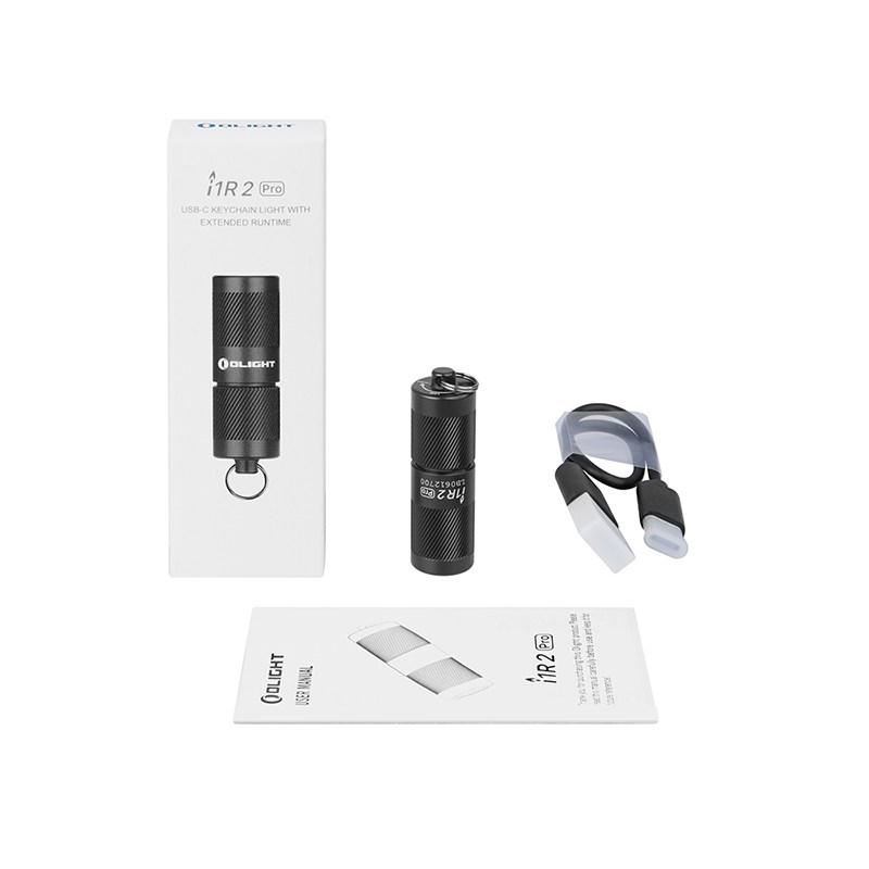 OLIGHT i1R 2 Pro Mini Keychain Light 180 Lumens Direct Charging Flashlight