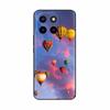 Pro Honor X6c Pouzdro Roztomilé TPU Silikonové Pouzdra na Telefon Pro Honor X6c Zadní Kryt HonorX6c X 6C Tištěná Květina Měkký Silikon Coque Fundas