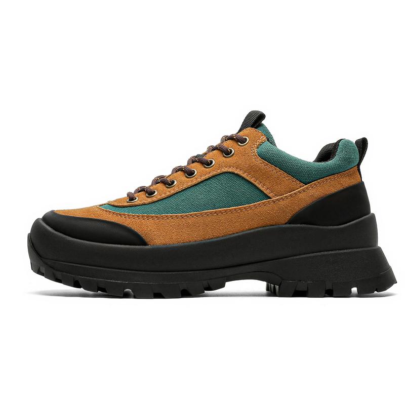 Mode Chaussures de Randonnée en Cuir de Haute Qualité Durables Sport de Plein Air Homme Trekking Chaussures en Cuir à Lacets Escalade Chasse Baskets