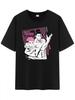 Jujutsu Kaisen Anime Nanami Kento Printing Cotton Tshirt Men and Women Harajuku Fashion Loose Summer Anime Peripheral Clothing
