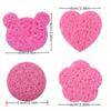 10PCS Natural Facial Sponges Reusable Facial Sponges Deep Cleansing Foam Pad For Daily Use Cleansing  Exfoliating Makeup Removal