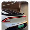 Xiaopeng P7+ Rear Spoiler Sport Mod: ABS No-Drill Exterior Accessory with Baking Varnish Gurney Flap Diffuser