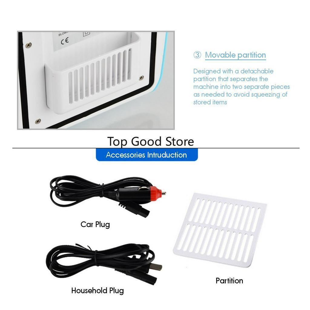 4L Refrigerator Auto-Refrigerator 12V Portable Mini Fridge Compressor Car Refrigerator Car Fridge Camping