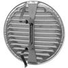 Grille de ventilation - gintu - gintu125r - inox 430 - diamètre 150 mm - filet anti-insectes