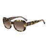 Color Block Design Irregular Shape Sunglasses Women's Tortoiseshell ELOWEN/G/S