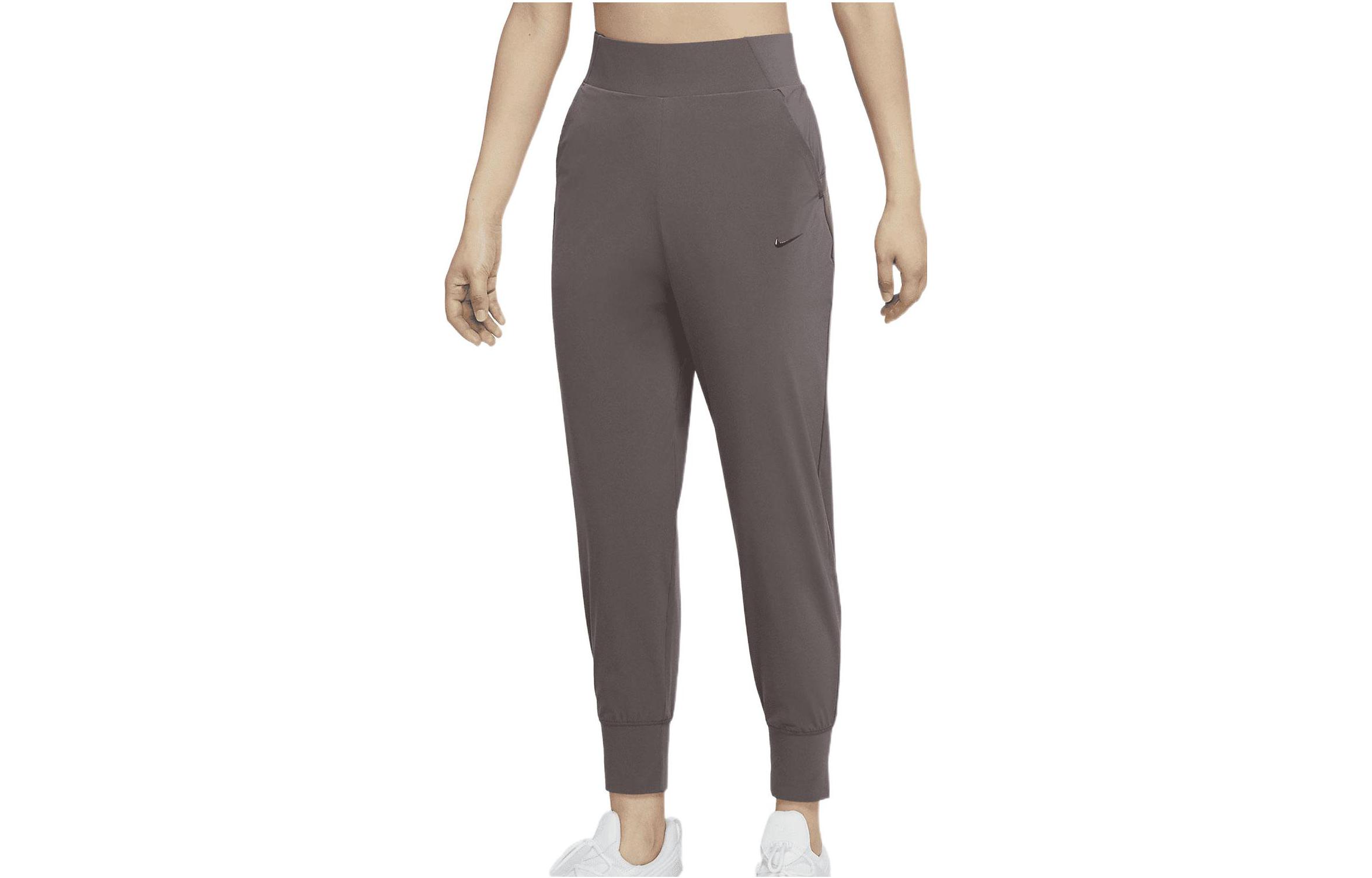 

Nike Knitted Sweatpants Women s Gray Moderate Slim Fit Pants CU4612-202 XS