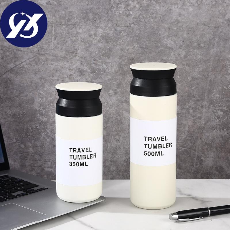 Vacuum Cup 304 Stainless Steel Handle Cup Simple Japanese Element Cup Coffee Cup Hand Gift