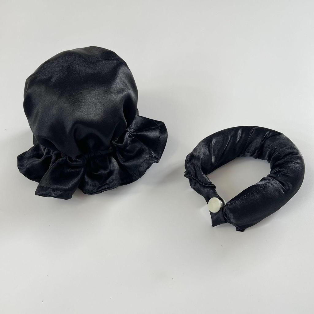 TikTok No-Heat Curling Cap Set: Lazy Curls & Big Waves