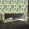 Wild Animals and Leaves Wallpaper for Living Room and Bedroom 50x1000