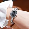 New Oval Dial Bracelet Watch Hidden Buckle Design Luxury Quartz Watch Gift Elegant Wristwatch for Women