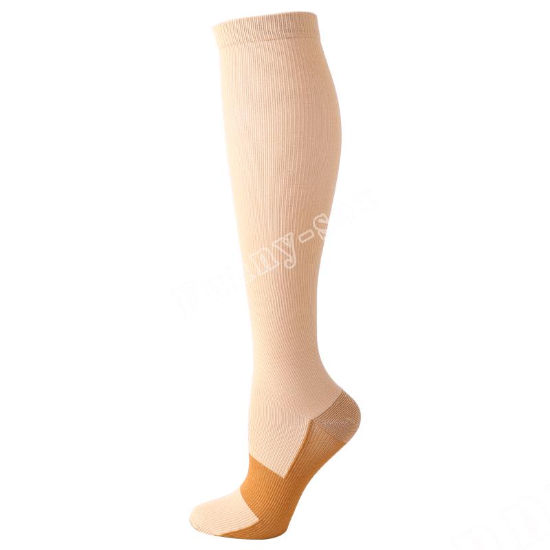 26 Styles Compression Candy Color Stocking Blood Circulation Promotion Slimming Compression Socks Anti-Fatigue Comfortable Socks