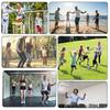 Springseil Kinder - Weiches Perlen-Springseil, verstellbar, verhedderungsfrei, segmentiertes Springseil für Kinder und Schüler