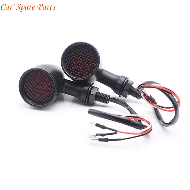 

Y4UA Bright LED Motorcycle Turn Lights Waterproof ABS Housing Easy Installation 100W For Most Models