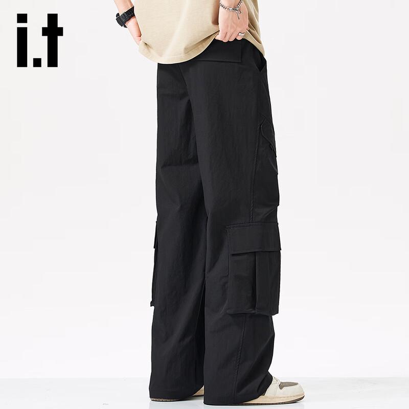 izzue it Men's American Style Multi-Pocket Cargo Pants