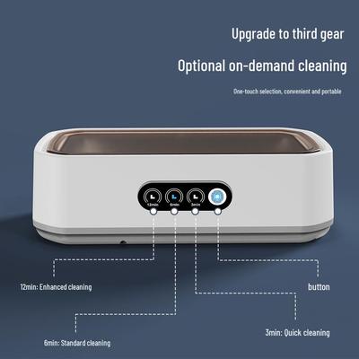 Ultrasonic Cleaner: Versatile Glasses, Jewelry & Braces Cleaning Machine with Large Capacity & Multiple Plug Types