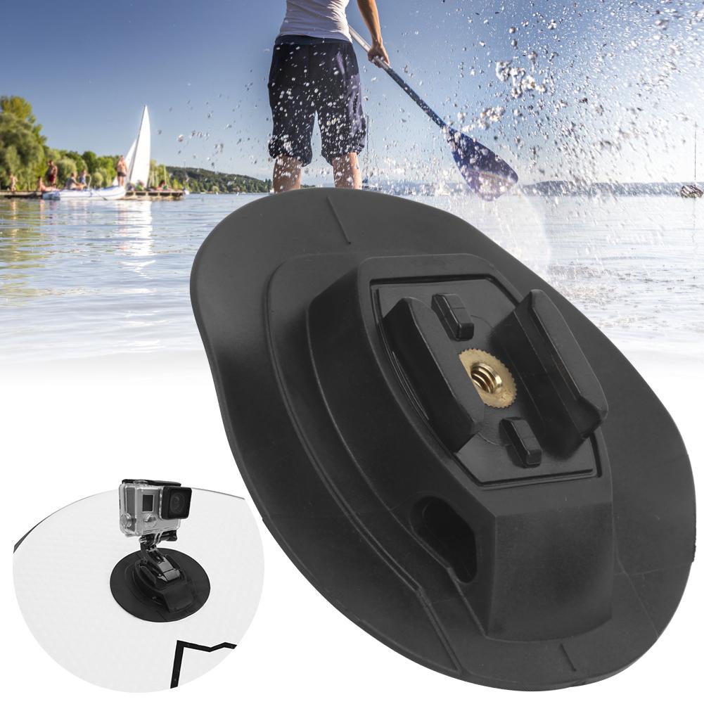 Sports Camera Adhesive Mount Helmet Surfboard Adhesive Pads Base Camera Stabilization Tool Black