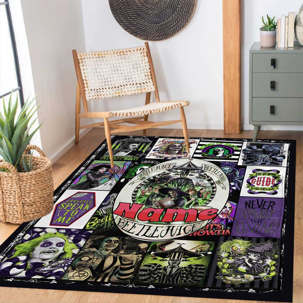 Warnermedia (23) Customize your name rug, office chair cushion, home bedroom living room gift.