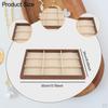 13.7 X 9.4 Inch Wooden Jewelry Organizer Tray for Dresser, Desk, Multi-Functional Storage Tray,
