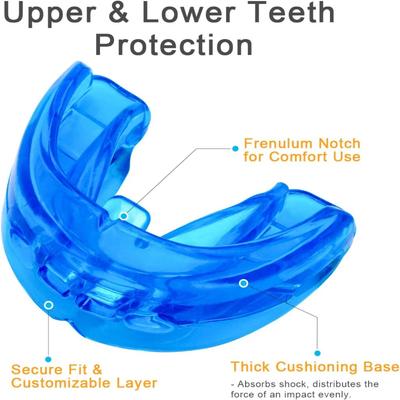 Mouth Guard Teeth Protector Night Guard Mouth Trays for Bruxism Grinding Anti-snoring Teeth Boxing Protection Tooth Mask