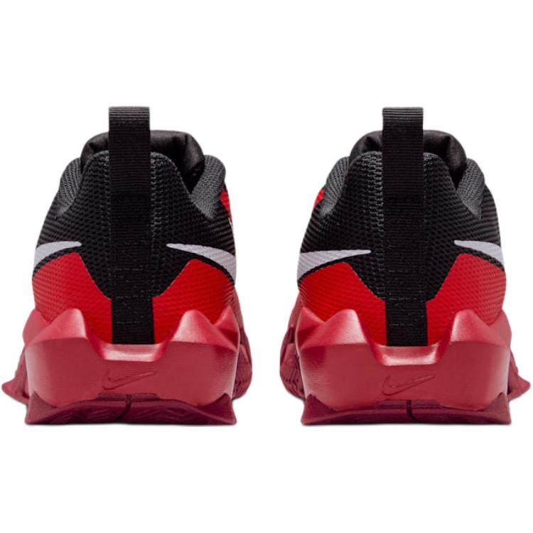 Nike ST Dynamite Comfortable Breathable Low top Children's Basketball Shoes Black Red Teenagers IH2308-004