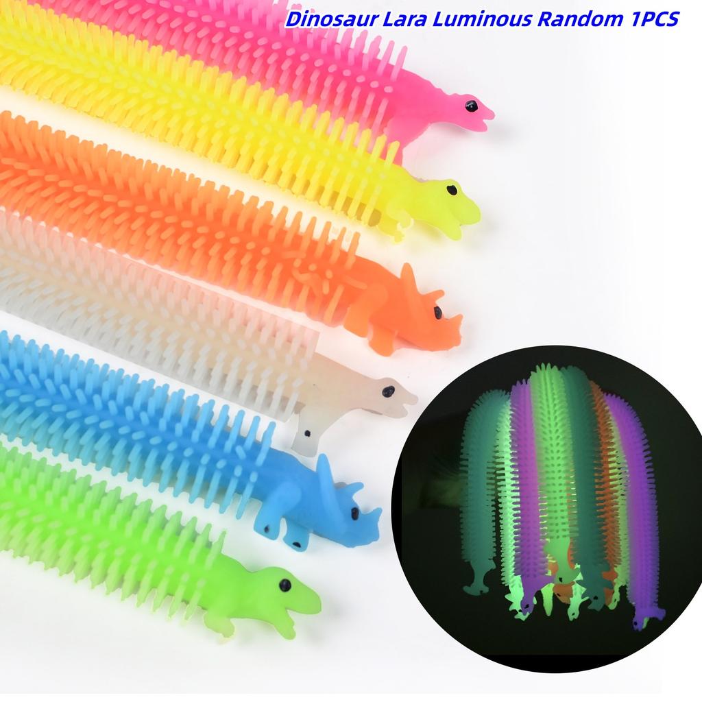 Fidget Stretchy Strings Toys Anti Anxiety Luminous Sensory Unicorn Noodles Stress Relief Toys For Boys and Girls