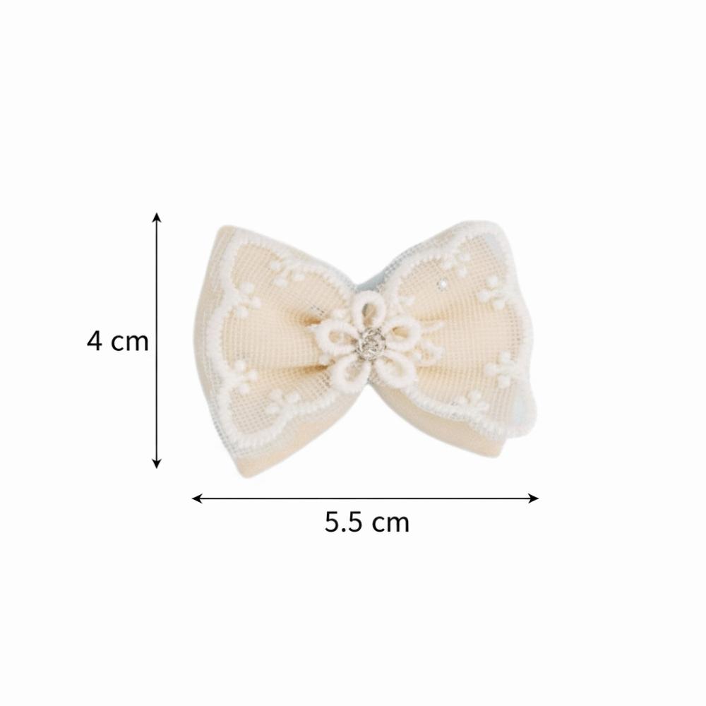Sewing Decor Lace Mesh Bowknot Wedding Decoration Flower Bow Applique Children's Pantyhose