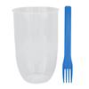 Salad Meal Shaker Cup with Fork   Salad Cup Health Salad Container Portable Vegetable Breakfast Container Set