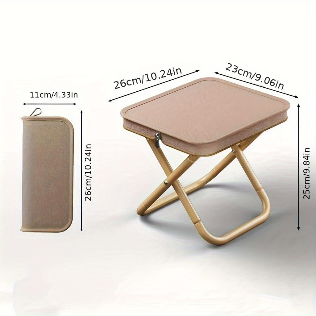 Portable Folding Pencil Stool for Outdoor Picnic, Small Folding Stool for Camping and Fishing
