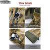 Set de lucru din fleece camuflaj cu glugă pentru bărbați