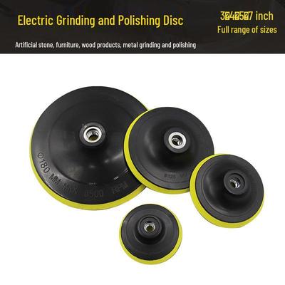 Electric Angle Grinder Self-Adhesive Polishing Disc Set: 3", 4", 5", 6" Grinding Discs with Suction Cup.