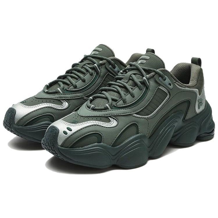 Fila Fusion Fabric Synthetisches Leder Bequem Vielseitig Stoßdämpfend Langlebig Stützend Low Top Lifestyle Freizeitschuhe Damen Sneaker T12W341617FTM