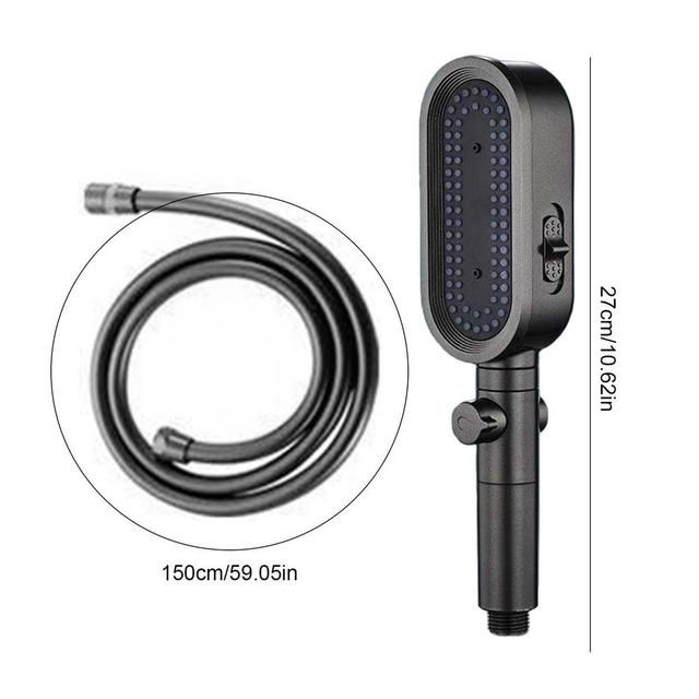 

Лійка для душа високого тиску, 3 режими, гнучка душова лійка, що заощаджує воду, ручний дощовий душ з аніонним фільтром для домашнього готелю