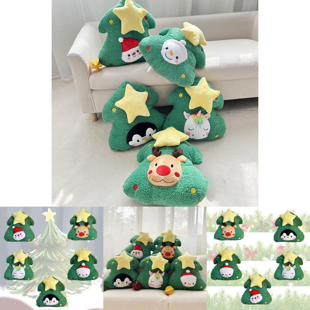 Verwandelbares Weihnachtsbaum-Wurfkissen Plüschtier Geschenk für Mädchen 45cm Höhe