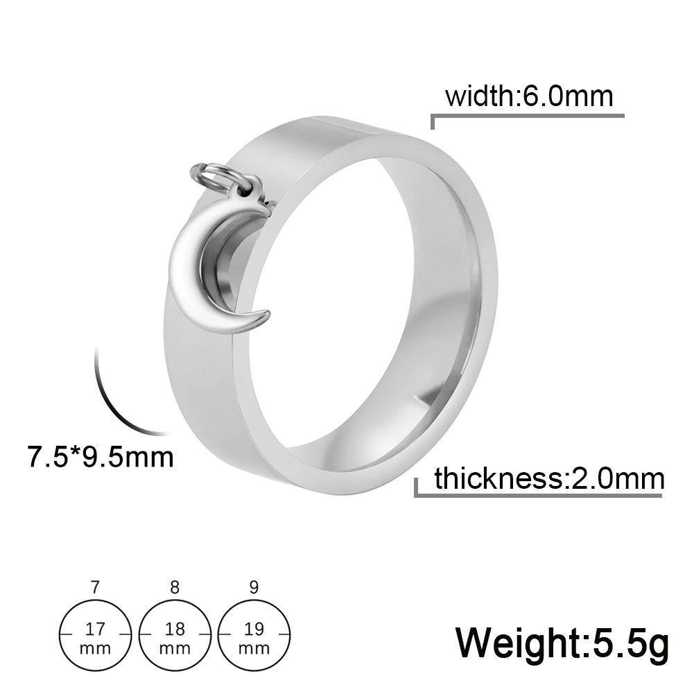 Heart Charm Rings for Women Bohemian Stainless Steel Gold Aesthetic Ring Trend Korean Jewelry Birthday Gift