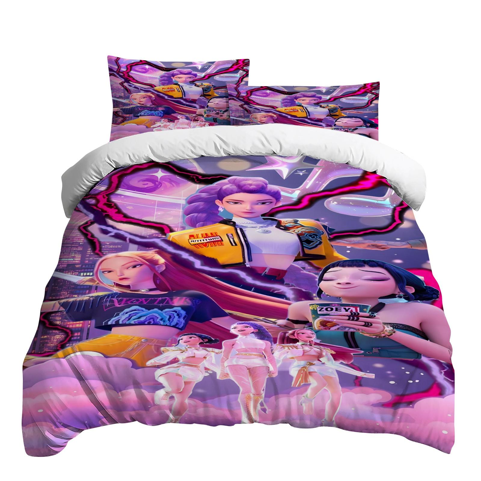 

Пододеяльник с принтом рождественских украшений. Супермягкая матовая микрофибра для двуспальной кровати. Удобный комплект с застежкой-молнией и 2 наволочками. One Size