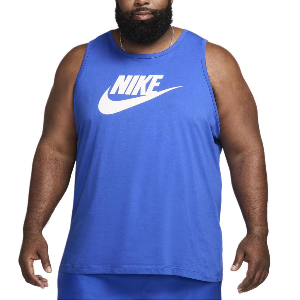 Nike Logo Letter Print Relaxed Comfortable Round Neck Sports Vest Men vest Dark-Blue AR4991-481