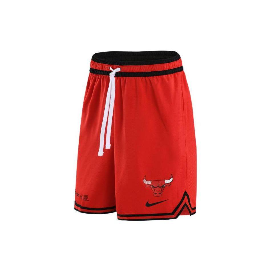 Nike Chicago Bulls DNA Dri-Fit NBA Logo Print Lace-Up Quick-Dry Breathable Basketball Shorts Men Shorts Red DH9170-657 XXXL